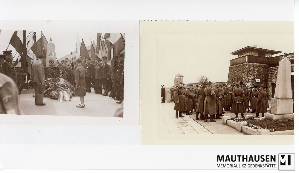 4.16.0054.jpg; 4.16.0054; KZ Gedenkstätte Mauthausen: Internationale Gedenkfeier und Kranzniederlegung beim „alten“ Karbyschew-Denkmal;