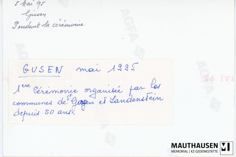 4.16.0107_RS.jpg; 4.16.0107; Internationale Befreiungsfeier, organisiert von den Gemeinden St. Georgen und Langenstein, 5. Mai 1995;