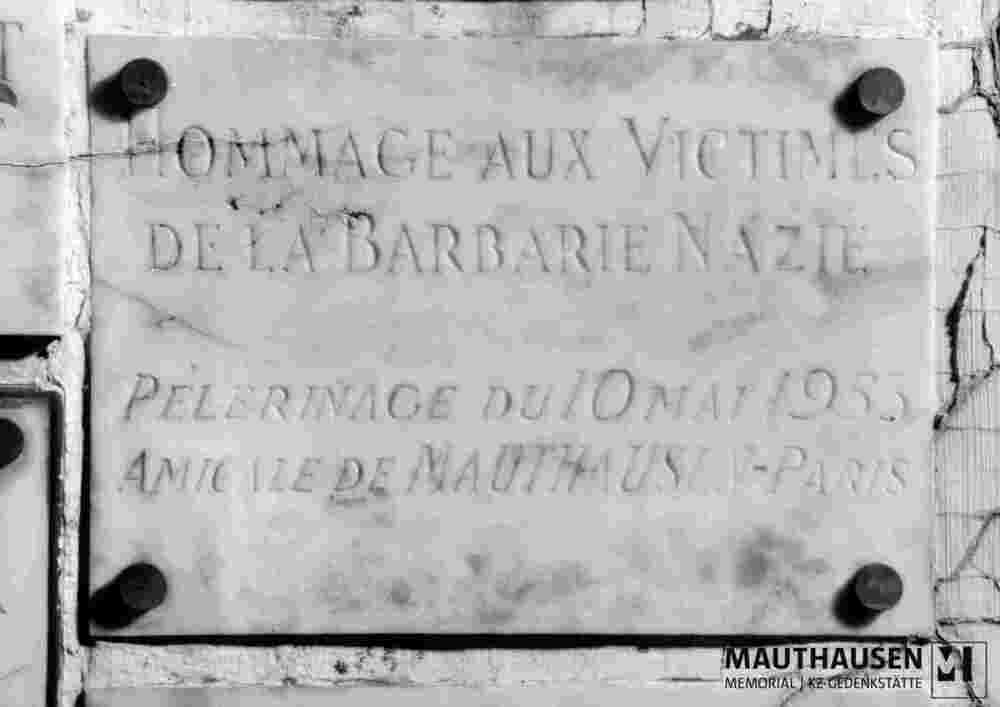 6.1.0106_01-03-107-01.jpg; 6.1.0106; kollektive Gedenktafel der Amicale de Mauthausen; Gedenktafel