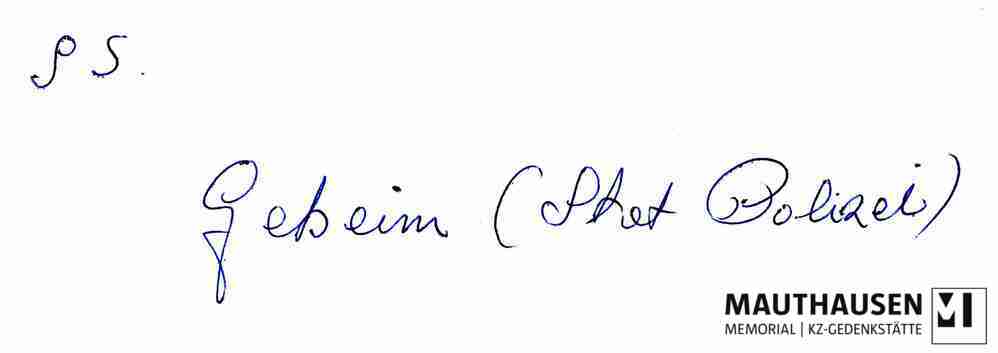 MM_4_2_4_17_verso.jpg; 4.2.4.17; KZ Mauthausen: Portraitfoto eines nicht identifizierten SS- oder Gestapoangehörigen ;