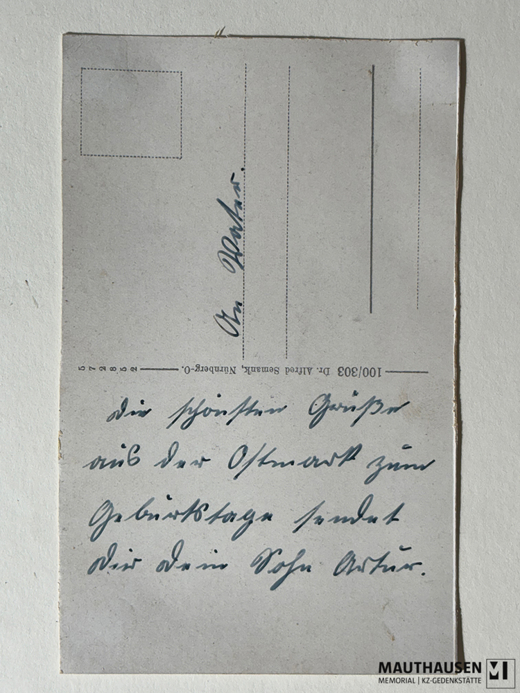 MM_4_4_2_2_013_02_verso.jpg; 4.4.2.2.013; KZ Gusen: Fotoalbum des SS-Angehörigen Artur Schulz, Seite 13;